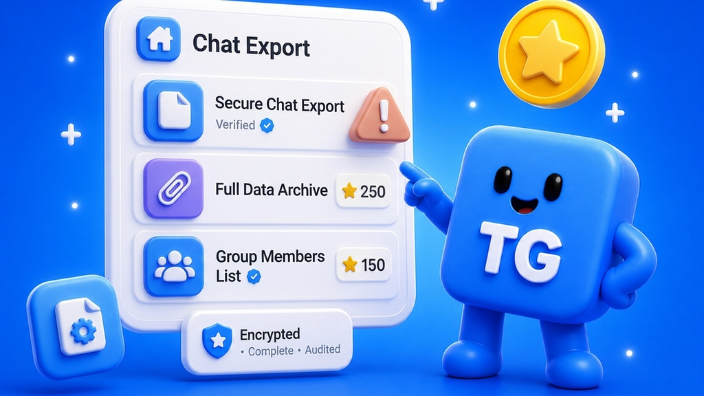Telegram Desktop chat export security flaw